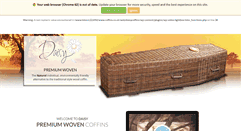 Desktop Screenshot of daisycoffins.com